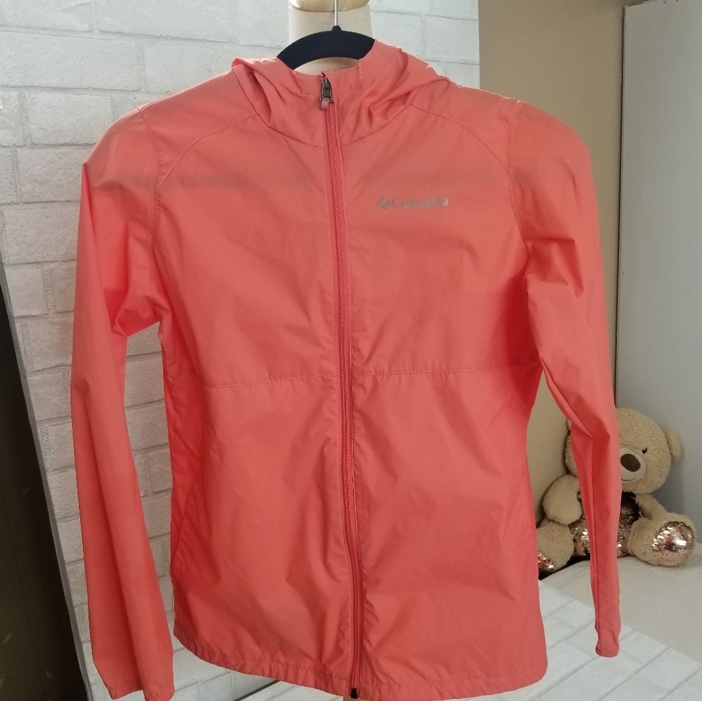 Columbia Vibrant Coral Hooded Jacket